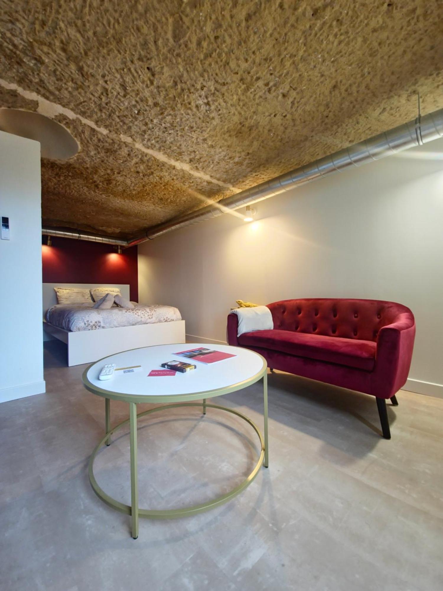 Apartamento Le Cocon Troglodyte Saint-Étienne-de-Chigny Exterior foto